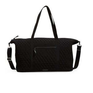 Vera Bradley Black Quilted Deluxe Travel Tote